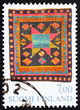 Postage stamp Finland 1982 Bridal Rug, Teisko Postage stamp Finland 1982 Bridal Rug, Teisko