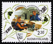 Postage stamp Finland 1994 Postal Service Civil Servants’ Fede Postage stamp Finland 1994 Postal Service Civil Servants’ Fede