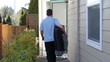 Out Call Massage Therapist Arriving to Give a Massage