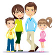 Happy Smiling Family Portrait