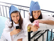 girls in nightgowns and sleeping caps
