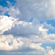 Blue Sky with White Clouds