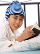 Photo: boy in nightshirt and sleeping cap boy in nightshirt and sleeping cap