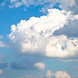 Blue Sky with White Clouds