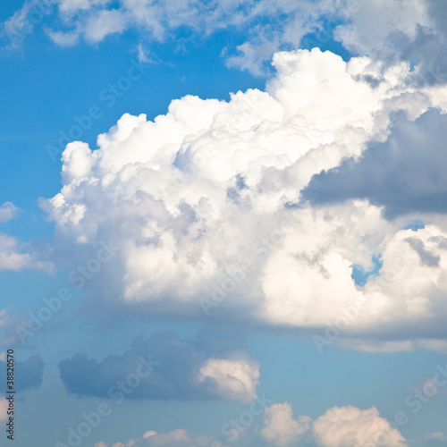 Photo: Blue Sky with White Clouds Blue Sky with White Clouds