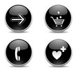 Modern web icon set