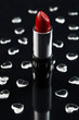 Red Lipstick with Reflection.