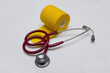 Stethoskop mit Verband