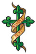 vector illustration of christian cross