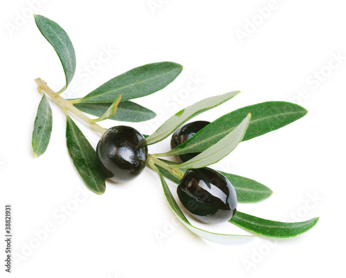 Photo: Olives over white Olives over white