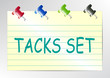 Tacks set