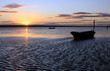 Boats moored at Fleet Lagoon, Chesil Beach, Dorset Boats moored at Fleet Lagoon, Chesil Beach, Dorset