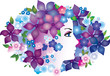 Woman and flowers