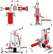 Fitness Home Simulator Gym For Sports Training Vector 04 Fitness Home Simulator Gym For Sports Training Vector 04