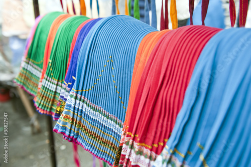 Photo: colorful indigenous market of Otavalo colorful indigenous market of Otavalo