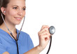 Photo: Nurse Holding Stethoscope Nurse Holding Stethoscope