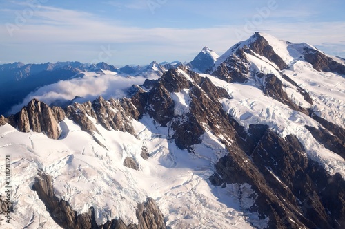 Photo: Mountain Cook Range Landscape Mountain Cook Range Landscape
