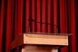 microphone on the podium