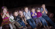 Photo: Children watching Shocking Television Programming Children watching Shocking Television Programming