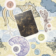 vector seamless vintage scrap vocation template design