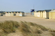 Beach cabins on the dunes at Ouistreham Beach cabins on the dunes at Ouistreham