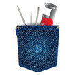 jeans pocket with tools jeans pocket with tools