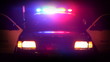 Police Car Lights Flashing