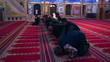 Stock Video Footage of kneeling muslim men filmed in Israel at 4k with Red.