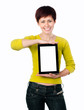 girl with tablet