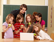 moderne Lernmethode in Grundschule