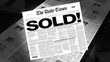 Sold! - Newspaper Headline (Intro + Loops)
