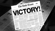 Victory! - Newspaper Headline