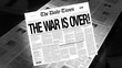 The War Is Over! - Newspaper Headline (Intro + Loops)