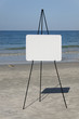 Photo: Blank Sign at Seaside Blank Sign at Seaside