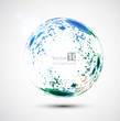 Abstract sphere. Vector