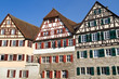 Historische Fachwerkhäuser in Schwäbisch Hall, Deutschland