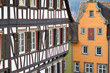 Historische Fachwerkhäuser in Schwäbisch Hall, Deutschland