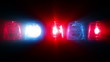 Police Car Lights Flashing - Looping