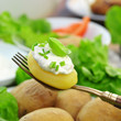Pellkartoffeln mit Quark