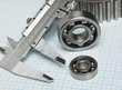 caliper with gears and bearings