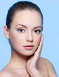 portrait of young beautiful teen girl