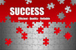 Puzzle Success Efficient Quality Reliable red