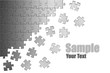 Puzzle Sample your Text left Corner