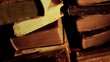 Stack of old books