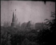 Montage of Moscow Kremlin clips, vintage b&w 8mm footage.