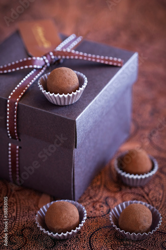 Photo: Chocolate truffles Chocolate truffles