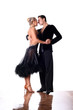 dancers in ballroom against white background dancers in ballroom against white background