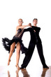 dancers in ballroom against white background dancers in ballroom against white background