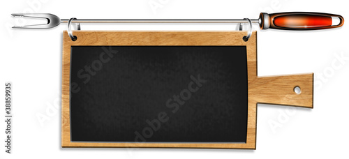 Illustration: Blank Kitchen Chalkboard Blank Kitchen Chalkboard