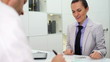 Video: Real estate agent signing contract and giving keys to client Real estate agent signing contract and giving keys to client